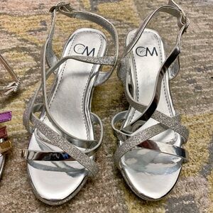 C&M Girls Dress Wedge Sandal